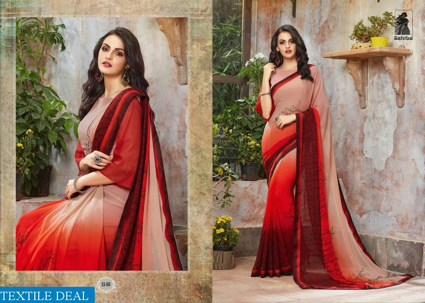 Sahiba lotus vol-8 Wholesale Fancy Fabrics Saree